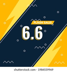 6.6 Sale Banner for your social media
