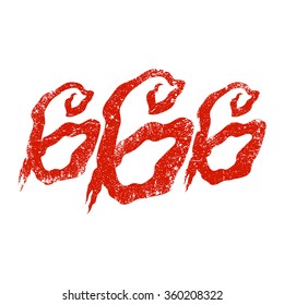 666 Graphic Lettering