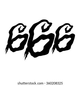 666 Graphic Lettering