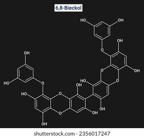 6,6'-Bieckol is an eckol-type phlorotannin found in the brown algae Ecklonia cava and Ecklonia stolonifera.