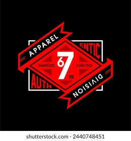 67 authentic element vintage fashion vector