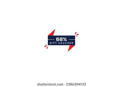68% off Discount voucher design coupon code design gift voucher design promo design sale promotion
