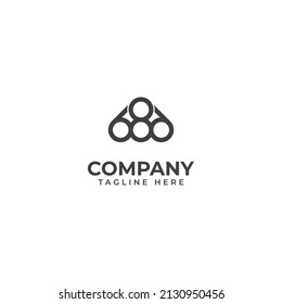 686 Constructions Number Logo Design Stock Vector (Royalty Free ...