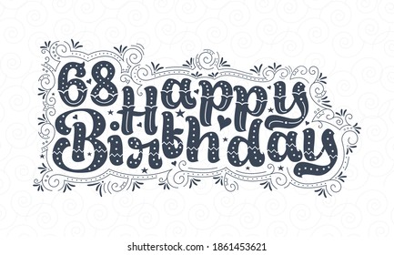 68 Birthday Images Photos Et Images Vectorielles De Stock Shutterstock