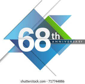 63rd Years Anniversary Logo Vector Design Stock Vector (Royalty Free ...