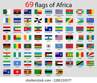 69 flags of africa