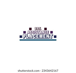 69% Guranted Satisfaction Box Shape text Base design with eye catching colors used