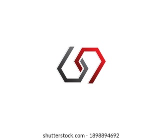 69 icon logo with line concept