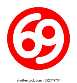 69 logo vector.