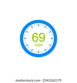 69 minute timers Clocks, Timer 69 min icon.