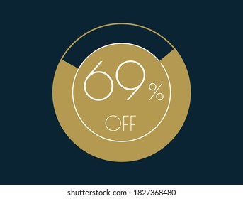 69 % Rabatt auf Banner, 69 % Rabatt-Angebot