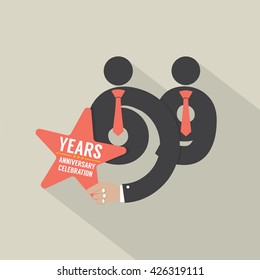 69th Years Anniversary Typography Design Vector Illustration