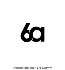 6a letter original monogram logo design