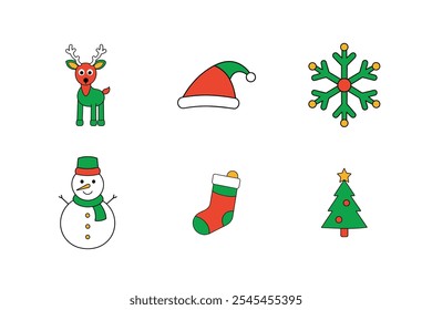 6-bundle template of christmas element (2)