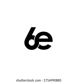 6e letter original monogram logo design