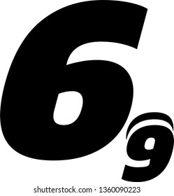 6G genereration mobile network logotype in vector.