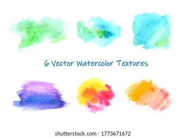 6nwatercolor splash background. vector illustration