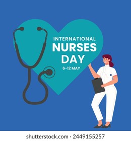 6th to 12th May is National nurses week background