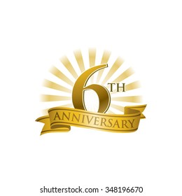 6th Anniversary Logo Images, Stock Photos & Vectors | Shutterstock