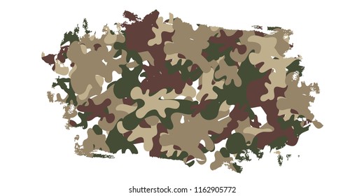6th September. Happy Defence Day. Pakistani army hope texture pattern brushes on white background isolated editable vector design.
