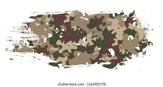 6th September. Happy Defence Day. Pakistani army hope texture pattern brushes on white background isolated editable vector design.
