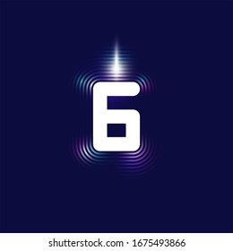 6th Year Anniversary Celebration Design. 