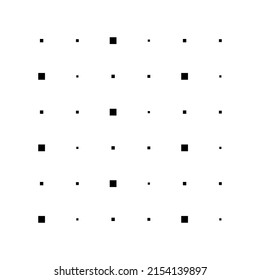 cubo 6x6, disposición geométrica cuadrada. Ilustración cuadrada