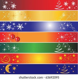 7 Christmas banners