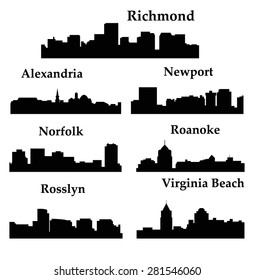 7 City in Virginia ( Richmond, Alexandria, Virginia Beach, Rosslyn, Roanoke, Norfolk, Newport News )