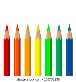 7 colour pencils