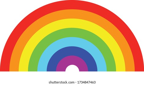 7 Colour Rainbow Element illustration