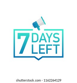 7 Days Countdown Images, Stock Photos &amp; Vectors | Shutterstock