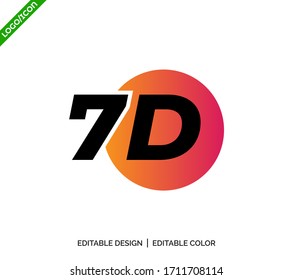 7 Days Left for Sale red color , countdown tag, start offer, discount banner design template, don't miss out, app icon, vector illustration
