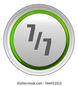 7 days a week button