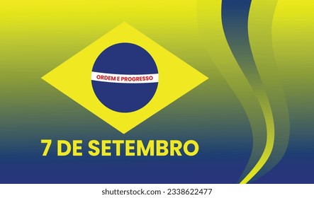 
7 de setembro center flag