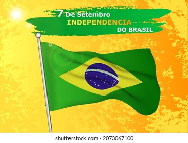 7 de setembro independencia do brasil, Illustration Independence Day of Brazil. Vector