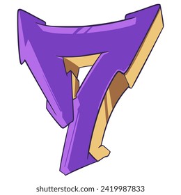 7 Font Graffiti. Lettering Hiphop Font