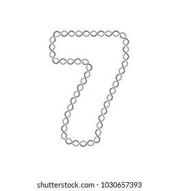 7 Infinity Letter Logo Icon Design