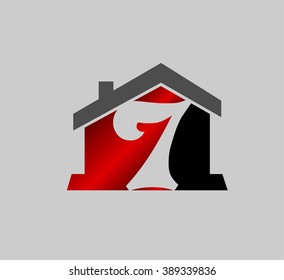 7 logo house