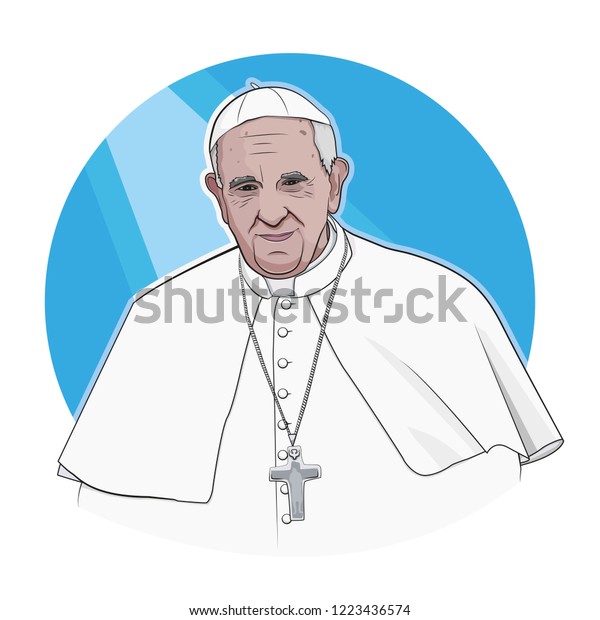 7 Nov 2018 Pope Francis Vector Stock Vector (Royalty Free) 1223436574 ...