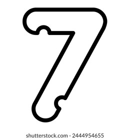 7 number alphabet typeface, graphics. Mice cheese font.