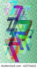 7 Number art icon