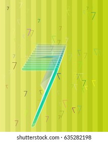 7 Number art texture