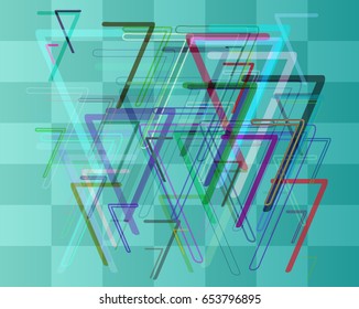 7 Number design vector