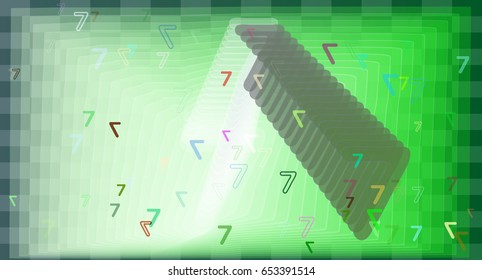 7 Number elements pattern