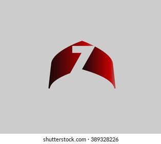 7, Number seven logo, symbol, icon
