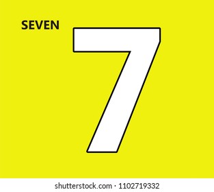 7 Number vector 