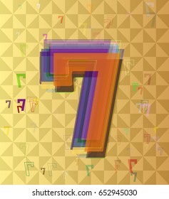 7 Number vector elements