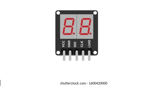 7 segments display that can be interface with arduino and all other controller  