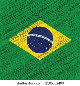 7 September Brazil Independence Day Flag Design